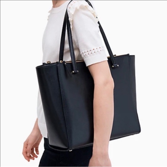 Kate Spade Black Structured Shoulder Bag - Picture 7 of 7